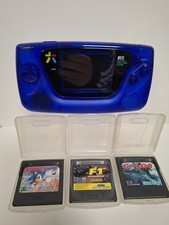 Console Six Sega Game Gear blu