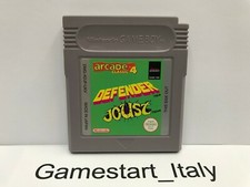 ARCADE CLASSIC 4 DEFENDER + JOUST - NINTENDO GAME BOY - USATO GB PAL VERSION