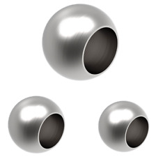 Sfera Piena Acciaio Inox Sfera Abschlusskugel Ringhiere Barra Tubo 10/12/14mm