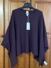 Poncho maglione girocollo 100%