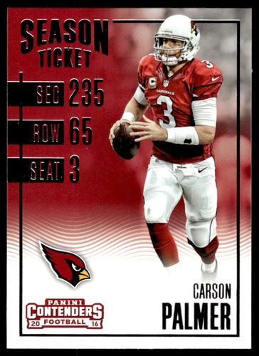 2016 panini contenders carson - 2016,