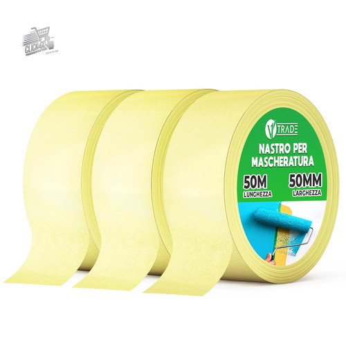 Nastro mascheratura giallo - 3,