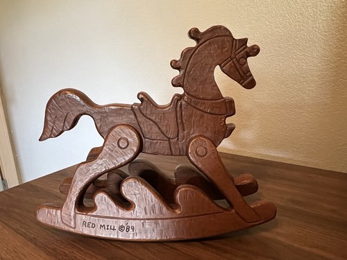 Statuina cavallo dondolo - statuina, a