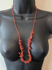 COLLANA PEZZI RAMI DI CORALLO