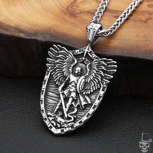 Collana con ciondolo angelo - , in