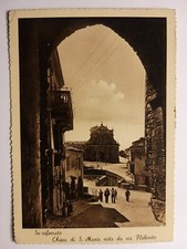 Sassoferrato (Ancona). Chiesa di Santa Maria vista da via Plebiscito.