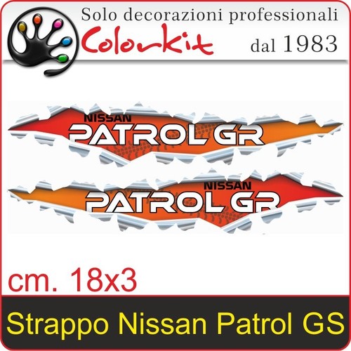 Coppia adesivi strappo nissan - adesivi,