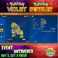 Groudon Shiny Giapponese