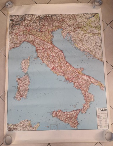 Cartina geografica vintage