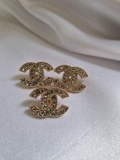 LOTTO 3 BOTTONI CHANEL ORO CON