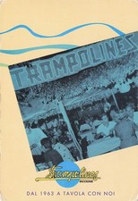 07015) RICCIONE RISTORANTE PIZZERIA TRAMPOLINES ANIMATA LUNGOMARE REPUBBLUICA