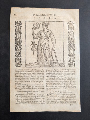 Sorte novissima iconologia di - iconologia,