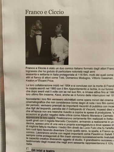 Cinema autografo originale - originale, di
