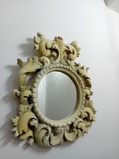 specchiera in pietra bianca