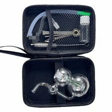 Mini bong in vetro portatile