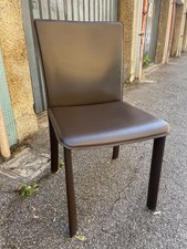 Sedie cuoio-acciaio. Prezzo RIBASSATO