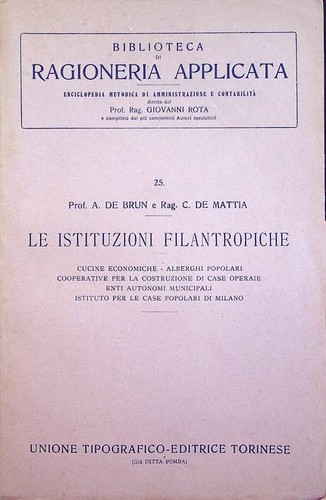 Istituzioni filantropiche - le,