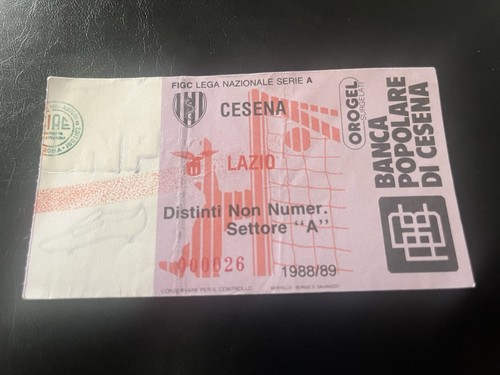 Cesena lazio biglietto ticket - cesena-lazio, biglietto/ticket