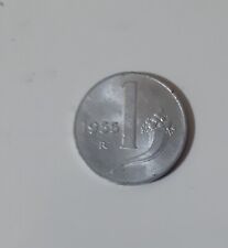 Moneta da 1 lira Italia 1955 repubblica italiana