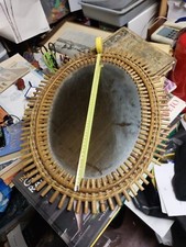 Specchio Ovale Bambù 60x46