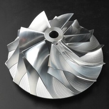 Ruota compressore billetta turbo 7+7 adatta per fodero Cummins HX60 85/120 mm