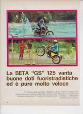 advertising  TEST MOTO BETA GS 125 1974 MOTOITALIANE REGOLARITA ENDURO EPOCA
