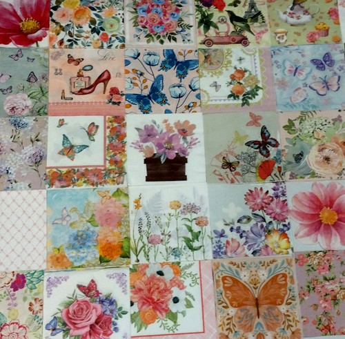 Pezzi rosa pesca fiori - 98,
