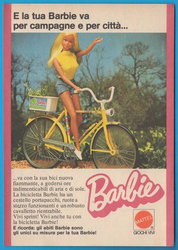 Mattel barbie bici - bici, 1975