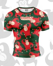 Camicia BJJ Rashguard MMA Training Rashguard Jiujitsu maniche corte Rashguard BJJ