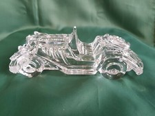 Porsche Mercedes Rolls Royce? vecchio accessorio da scrivania fermacarte vintage in cristallo