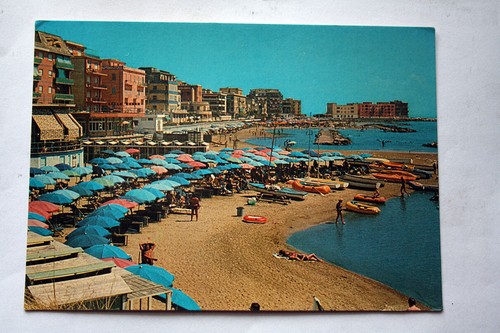 Cartolina lazio anzio - cartolina, anzio.