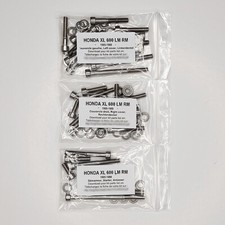 HONDA XL 600 LM RM 1985-1988 Kit n°2 vis BTR inox moteur XLM XL600 XL600LM