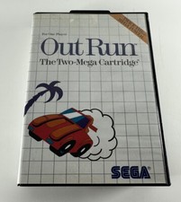 OUT RUN SEGA MASTER SYSTEM COMPLETO PAL