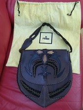 BORSA FENDI SELLERIA ORIGINALE SERIE NUMERATA A SPALLA H 34 X 34 + SACCA ANTIPOL