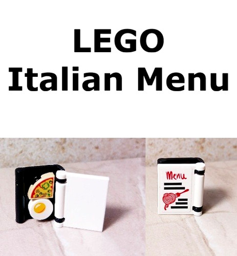 Lego menù cibo italiano - menù,