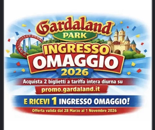 Ingresso omaggio gardaland - ingresso,