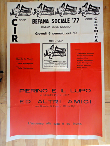 1977 befana sociale cinema - sociale, '77-cinema