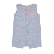 Rompers A Righe Blu E Bianche