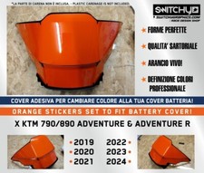 ADESIVI COVER BATTERIA per KTM ADVENTURE 790 - 890  S/R - da 2019  a 2024
