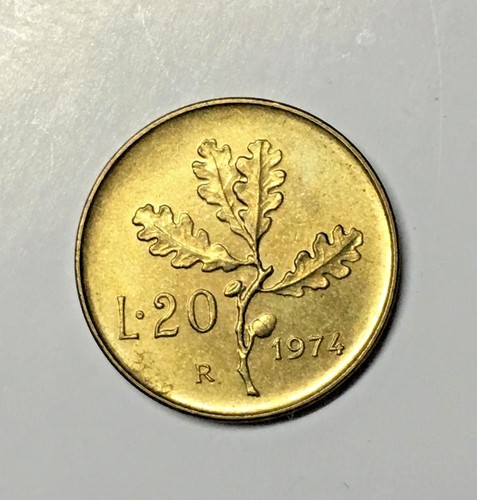 Italia repubblica lire - 20,
