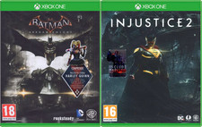 LOTTO 2 GIOCHI XBOX ONE - BATMAN ARKHAM KNIGHT + INJUSTICE 2