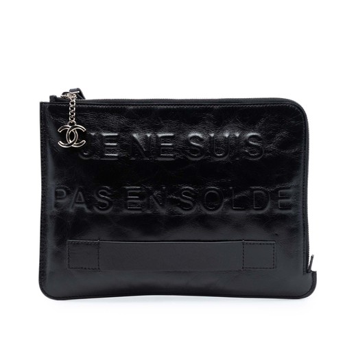 Chanel distressed cuir veau - cuir, de