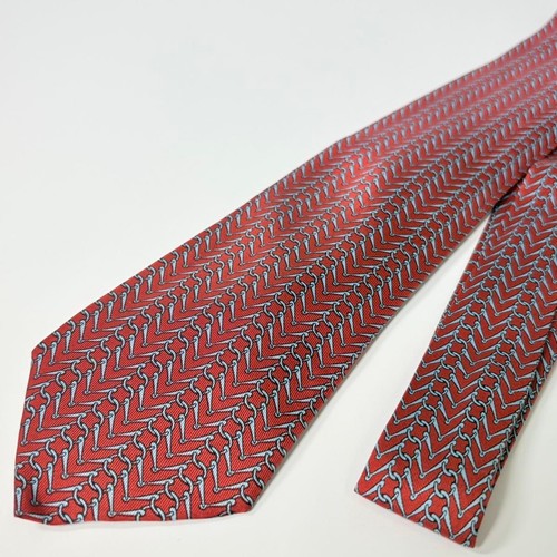 Cravatta seta hermes rossa - hermes,