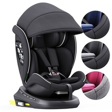 XOMAX 946i Seggiolino Auto ISOFIX 0-36kg SEGGIOLINO AUTO 360° Girevole Colori a Scelta