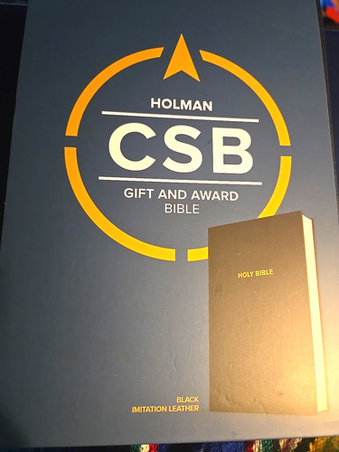 Csb gift award bible - bible, black