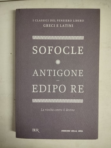 Antigone edipo sofocle 2012 - antigone/edipo, re