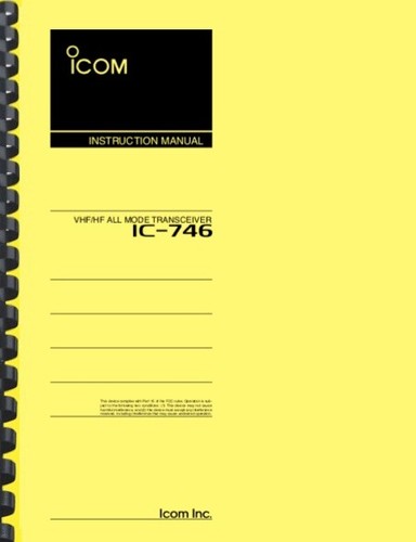 Icom 746 ic746 - icom, ic-746