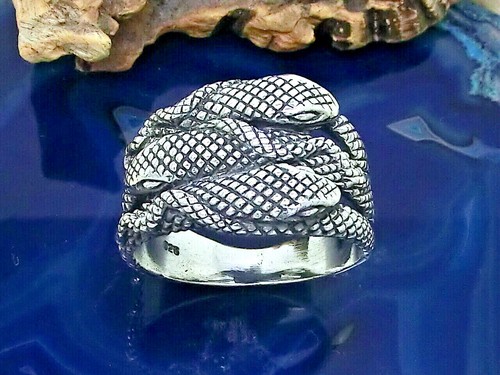 Serpente 925 anello argento - 925,
