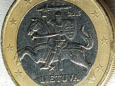 1 Euro Moneta Lietuva 2015 -