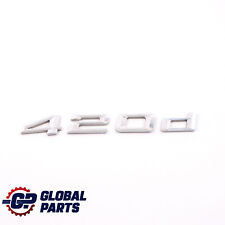 BMW F32 F36 Emblema Lettering posteriore aderente 420d 7356330